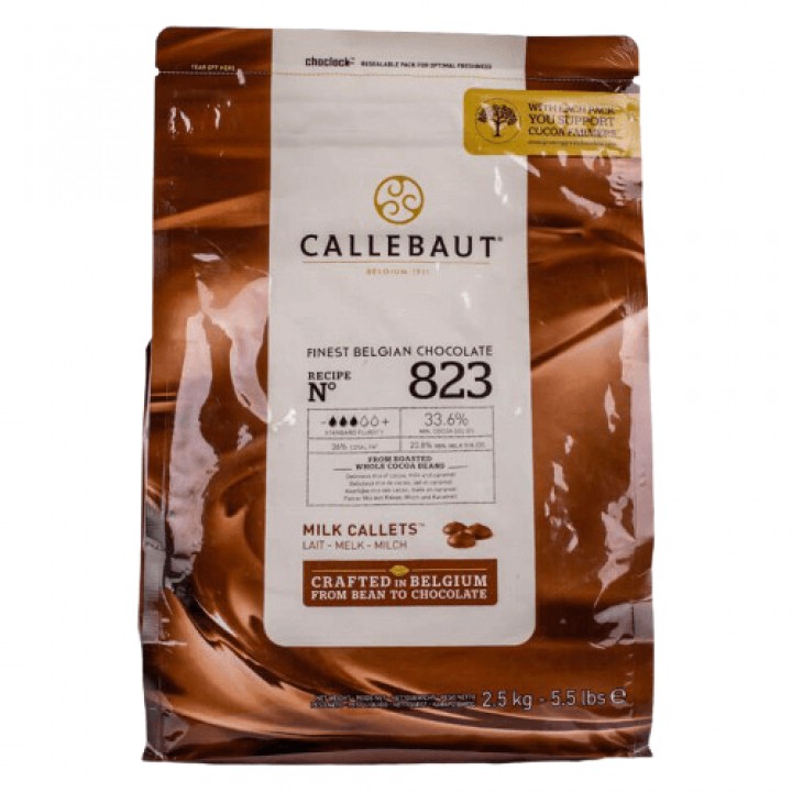 Шоколад Callebaut молочный