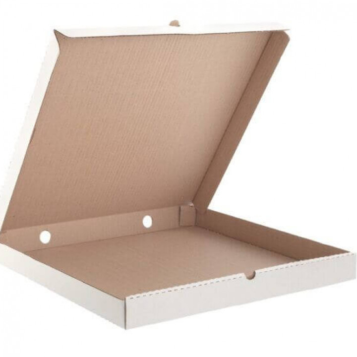 Коробка для пиццы, 300*300*40 мм белая