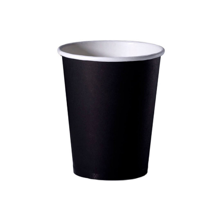 Бумажный стакан FP черный 350 мл (без крышки)