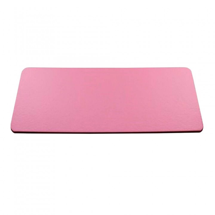 Подложка прямоугольная 30*40*2,5 мм зол/розовая